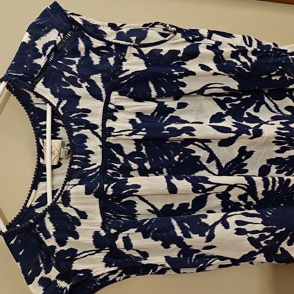 St. John's Bay Lightweight Cotton Shell Blouse - Picture 2 of 9
